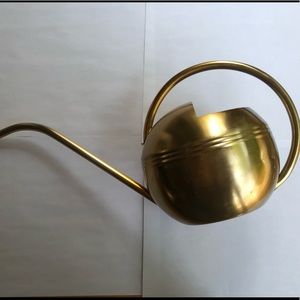 Gold Watering Can - Plant